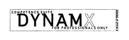 COMPETENCE SUITE DYNAMX FOR PROFESSIONALS ONLY A BRAND OF DIGNOS trademark