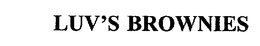 LUV'S BROWNIES trademark