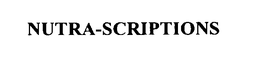 NUTRA-SCRIPTIONS trademark