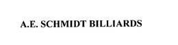 A.E. SCHMIDT BILLIARDS trademark