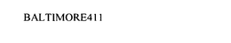 BALTIMORE411 trademark