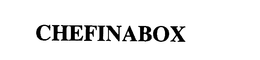 CHEFINABOX trademark