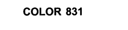 COLOR 831 trademark