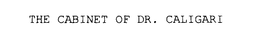 THE CABINET OF DR. CALIGARI trademark