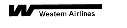 W WESTERN AIRLINES trademark