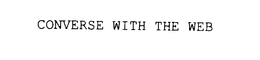 CONVERSE WITH THE WEB trademark