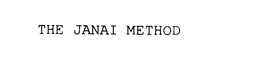THE JANAI METHOD trademark