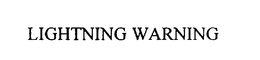 LIGHTNING WARNING trademark