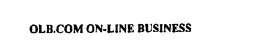 OLB.COM ON-LINE BUSINESS trademark