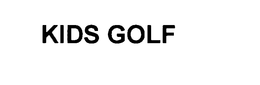 KIDS GOLF trademark
