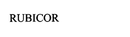 RUBICOR trademark