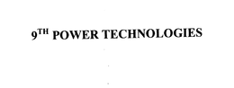 9TH POWER TECHNOLOGIES trademark