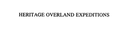 HERITAGE OVERLAND EXPEDITIONS trademark