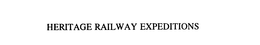 HERITAGE RAILWAY EXPEDITIONS trademark