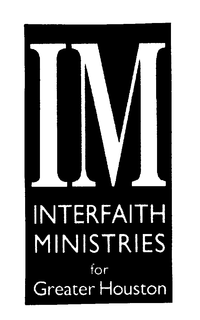 IM INTERFAITH MINISTRIES FOR GREATER HOUSTON trademark