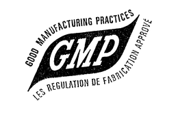 GMP GOOD MANUFACTURING PRACTICES LES REGULATION DE FABRICATION APPROVE trademark
