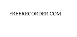 FREERECORDER.COM trademark