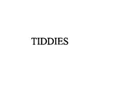 TIDDIES trademark