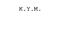 K.Y.M. trademark