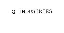 IQ INDUSTRIES trademark