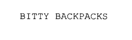 BITTY BACKPACKS trademark