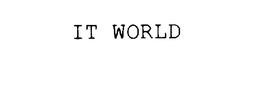 IT WORLD trademark