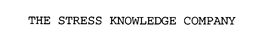 THE STRESS KNOWLEDGE COMPANY trademark