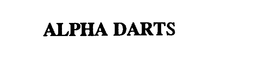 ALPHA DARTS trademark