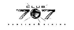 CLUB 707 DANCING & DINING trademark