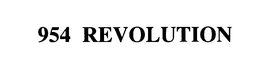 954 REVOLUTION trademark