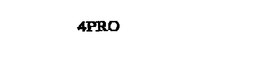 4PRO trademark