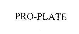 PRO-PLATE trademark