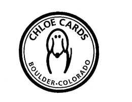 CHLOE CARDS BOULDER COLORADO trademark