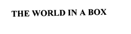 THE WORLD IN A BOX trademark