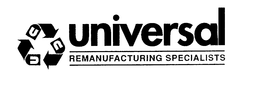 U UNIVERSAL REMAUFACTURING SPECIALISTS trademark