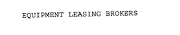 EQUIPMENT LEASING BROKERS trademark
