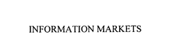 INFORMATION MARKETS trademark