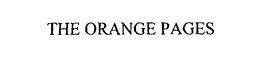 THE ORANGE PAGES trademark