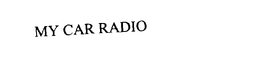 MY CAR RADIO trademark