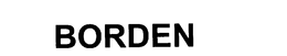 BORDEN trademark