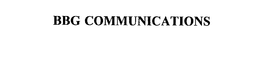 BBG COMMUNICATIONS trademark