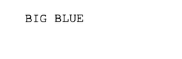 BIG BLUE trademark