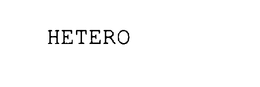 HETERO trademark
