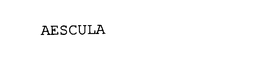 AESCULA trademark