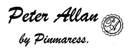 PETER ALLAN BY PINMARESS. PA trademark