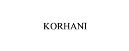 KORHANI trademark