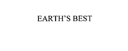 EARTH'S BEST trademark