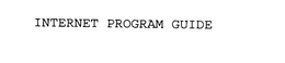 THE INTERNET PROGRAM GUIDE trademark