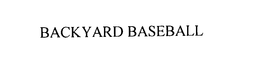 BACKYARD BASEBALL trademark