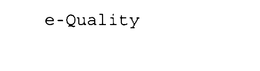 E-QUALITY trademark